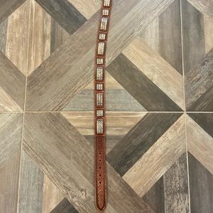 Double J saddlery leather belt